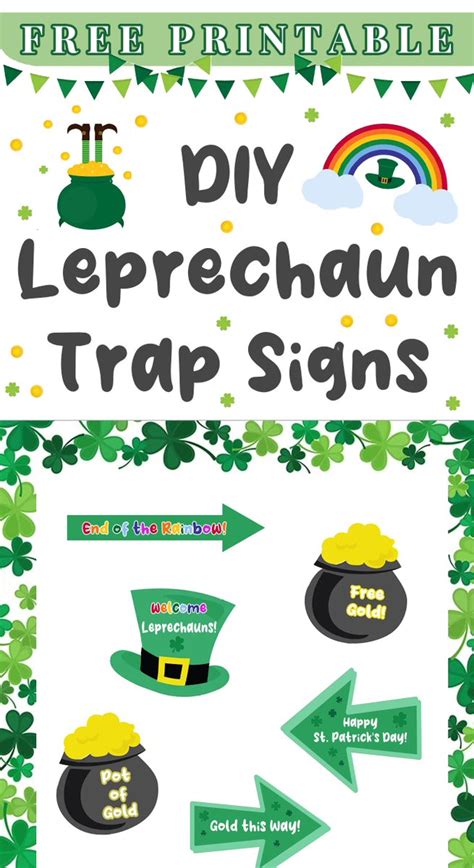 Leprechaun Caught Sign