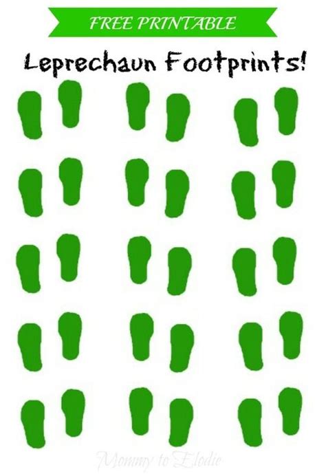 Leprechaun Footprint Story for Kids