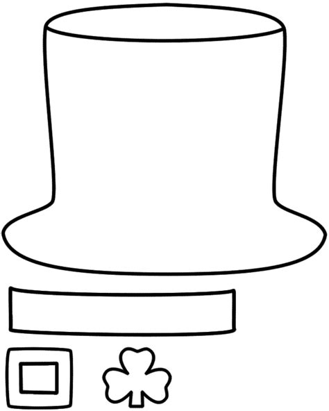 Leprechaun Hat Template 1