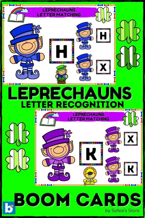 Leprechaun Letter Match Game