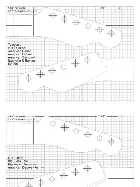 Les Paul Headstock Template