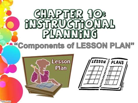 Components of the Madeline Hunter Lesson Plan Template