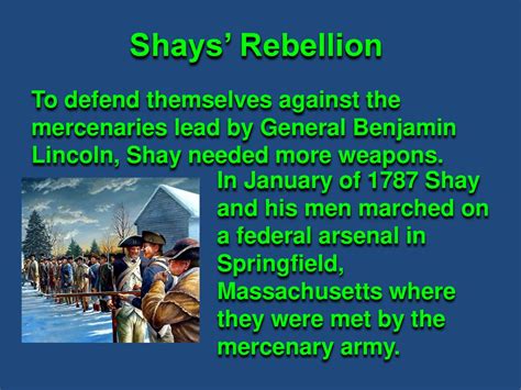 Lessons from Shays Rebellion