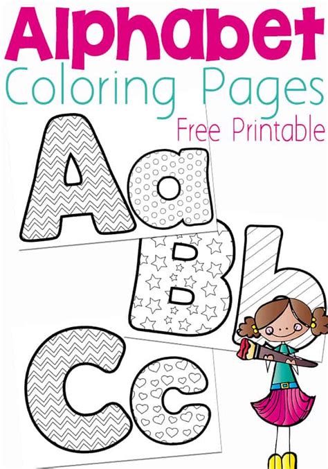 Letter A Printable Coloring Page