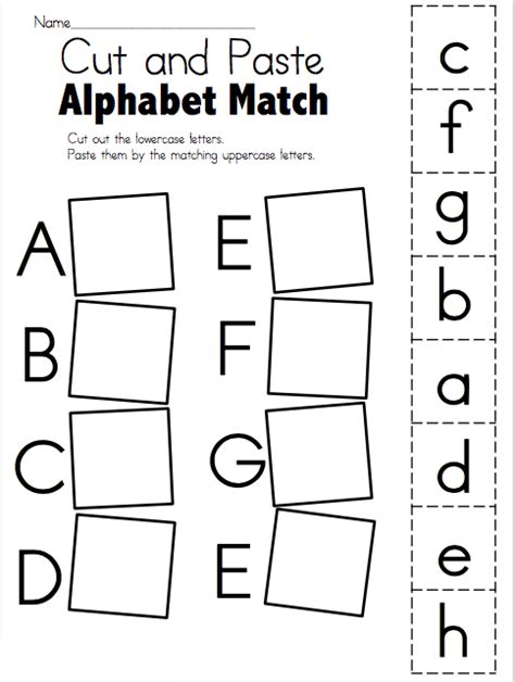 Letter A Printable Cut-and-Paste Activity