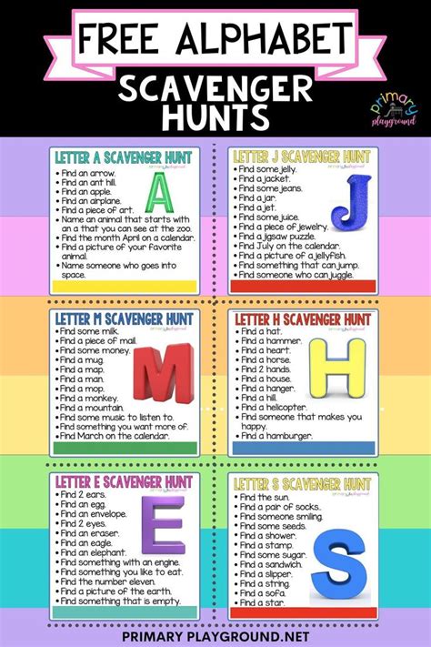 Letter D Scavenger Hunt For Kids