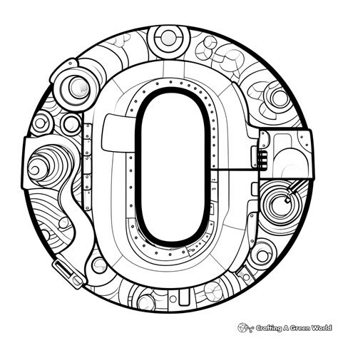 Letter O Coloring Page for Kids