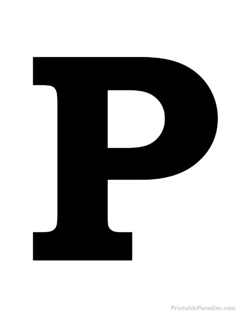 Letter P