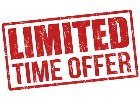 Limited-time offers