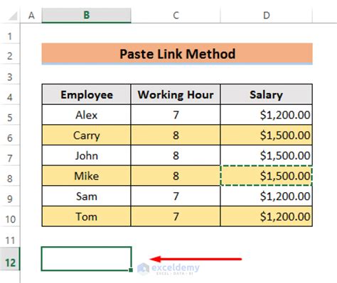 Linking Cells in Excel Step by Step