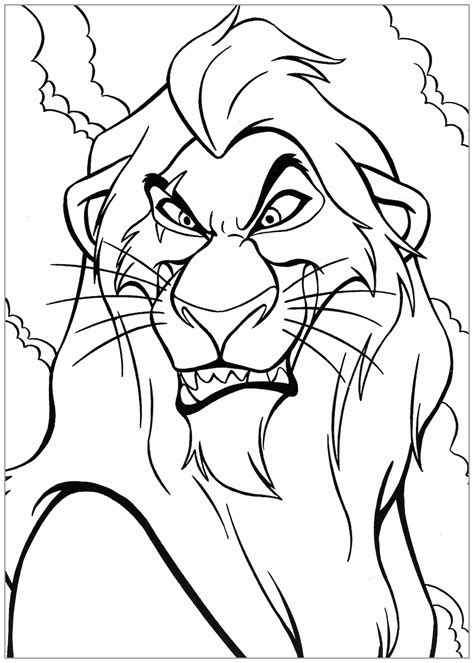 Lion King Characters Coloring Pages For Kids Free Printables