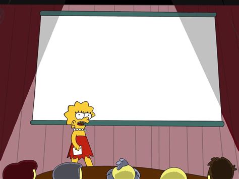 Blank Lisa Simpson meme template for creation