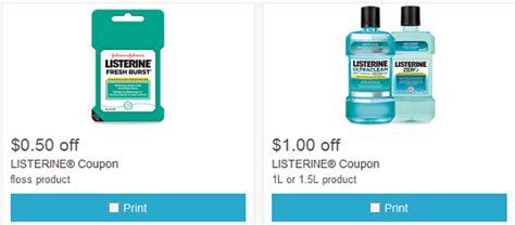 Listerine Coupons Image 1