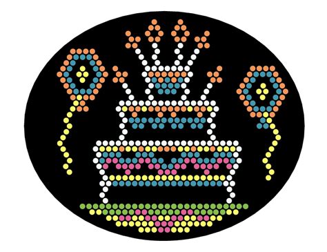 Lite-Brite Number Templates