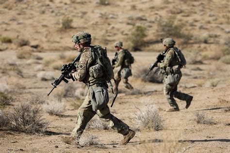 Live-fire training at Fort Irwin