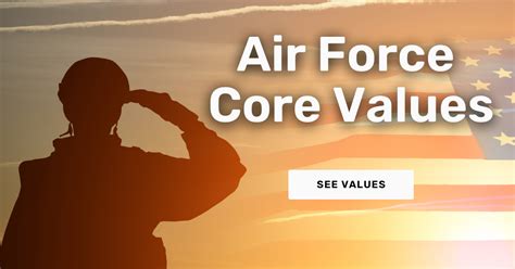 Living by the Air Force Core Values