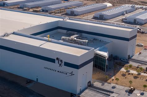 Aerial view of Skunk Works facility