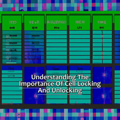 Importance of Locking Cells in Excel