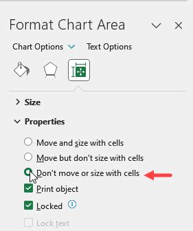 Locking Images Using Don't Move or Size with Cells