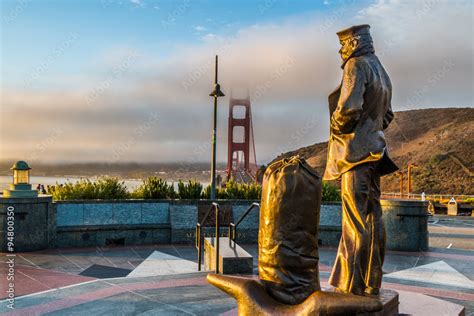 Lone Sailor Statue View