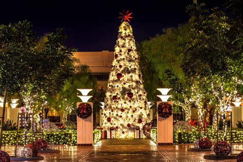 Christmas tree lighting in Los Angeles