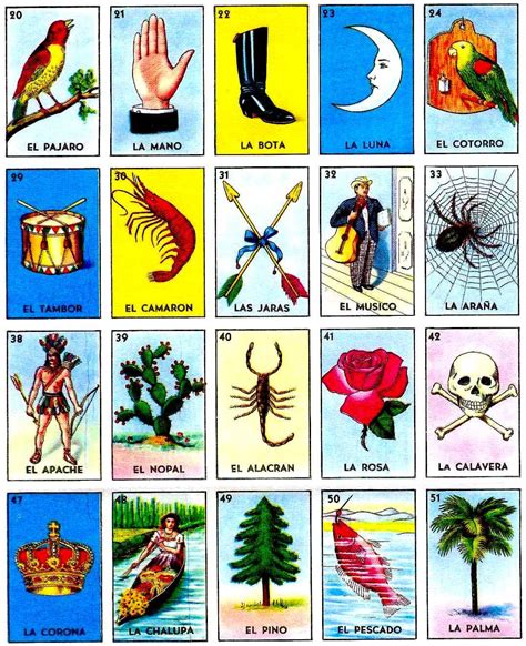 Loteria Printable Images For Fun and Creative Play