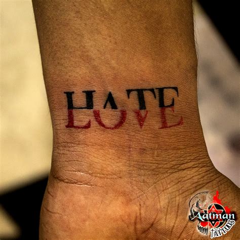 Love and Hate Tattoo Removal