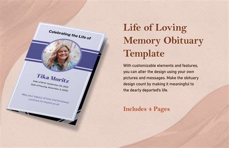 Loving Memory Template