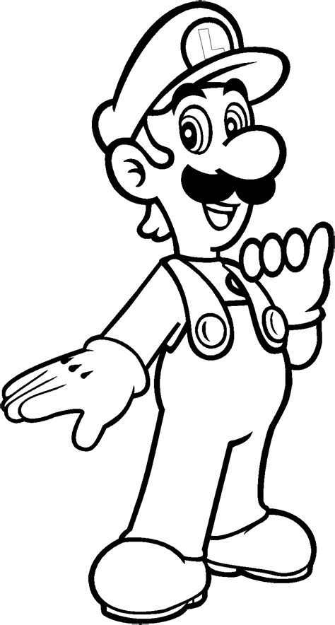 Luigi printable pictures for kids