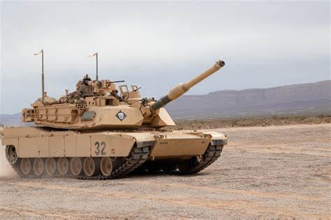 M1 Abrams in a battlefield scenario