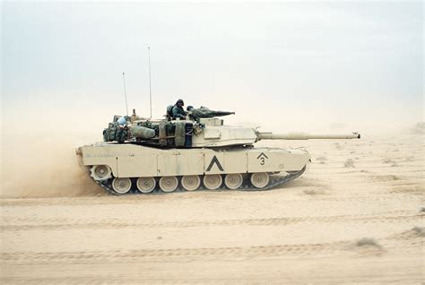 M1 Abrams during Desert Storm