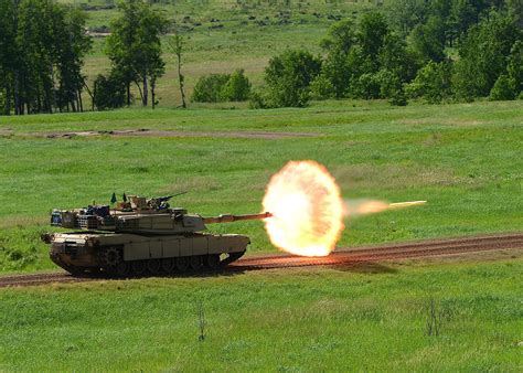 M1 Abrams Tank Firing