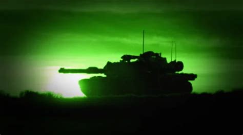 M1 Abrams Tank Night Vision