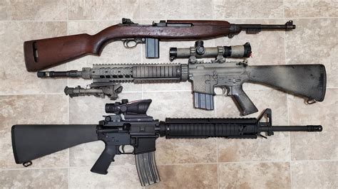 Comparison of the M16A4 rifle with other rifles