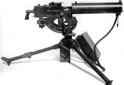 M1917 Browning Machine Gun in a trench