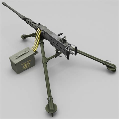 M2 Browning 50 cal in use during World War II