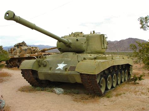 M26 Pershing Tank in Action