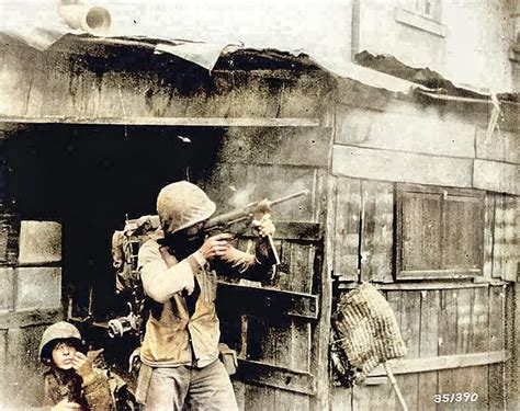 U.S. Soldier with M3 Grease Gun in Korea