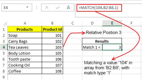 MATCH Formula