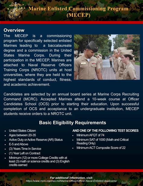 Marine Corps Enlisted Commissioning Education Program