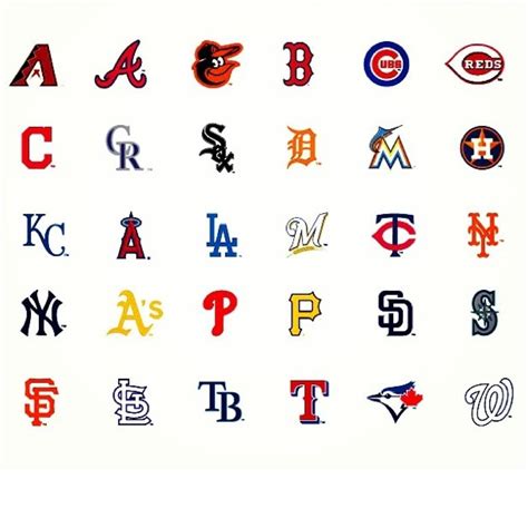 MLB Team Logo Printable