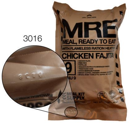 MREs and food stamps