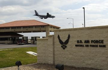 Entrance of Macdill Air Force Base Exchange