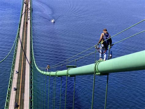 Mackinac Bridge Cable