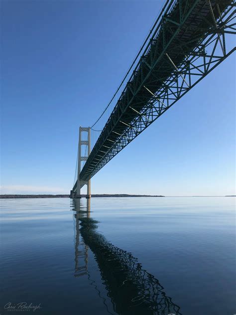 Mackinac Bridge and its surroundings