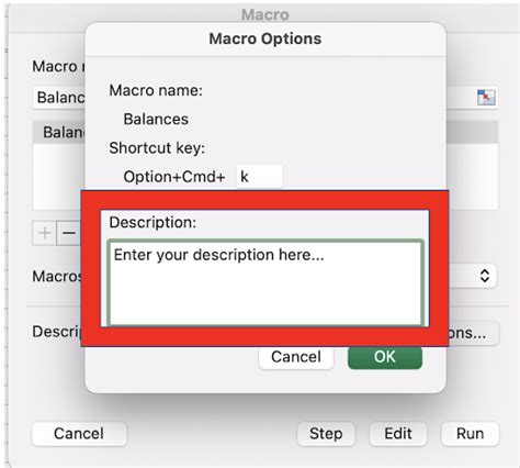 Macro Options