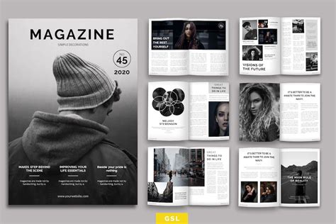 Magazine Google Slides Template