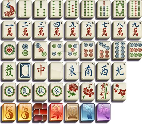 Mahjong Game Tiles