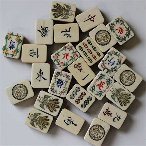 Mahjong Set Tiles