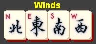 Mahjong Wind Tiles